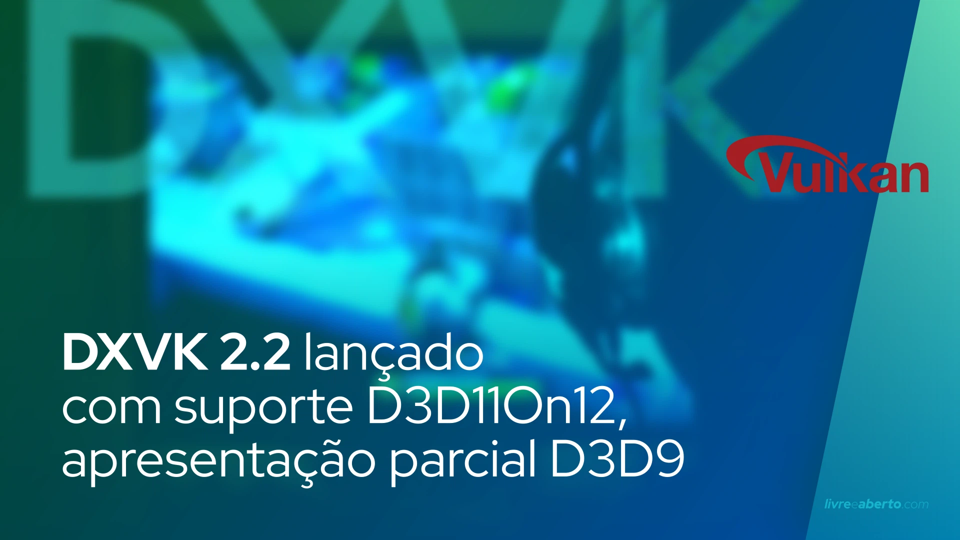DXVK 2.2 lançado com suporte D3D11On12, apresentação parcial D3D9