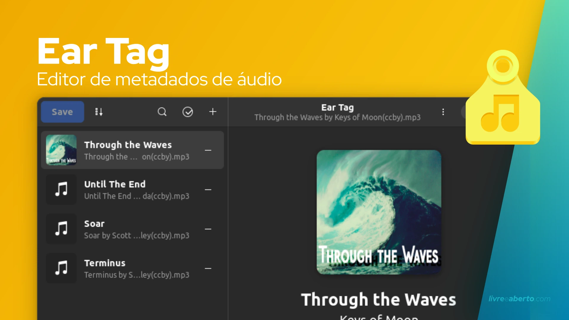 Use 'Ear Tag' para editar rapidamente tags de áudio no Linux
