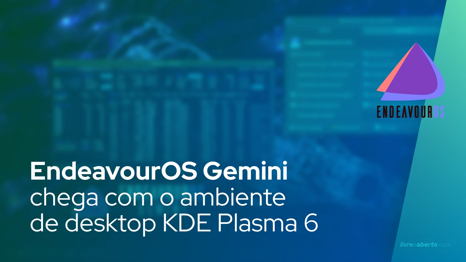 EndeavourOS Gemini chega com o ambiente de desktop KDE Plasma 6