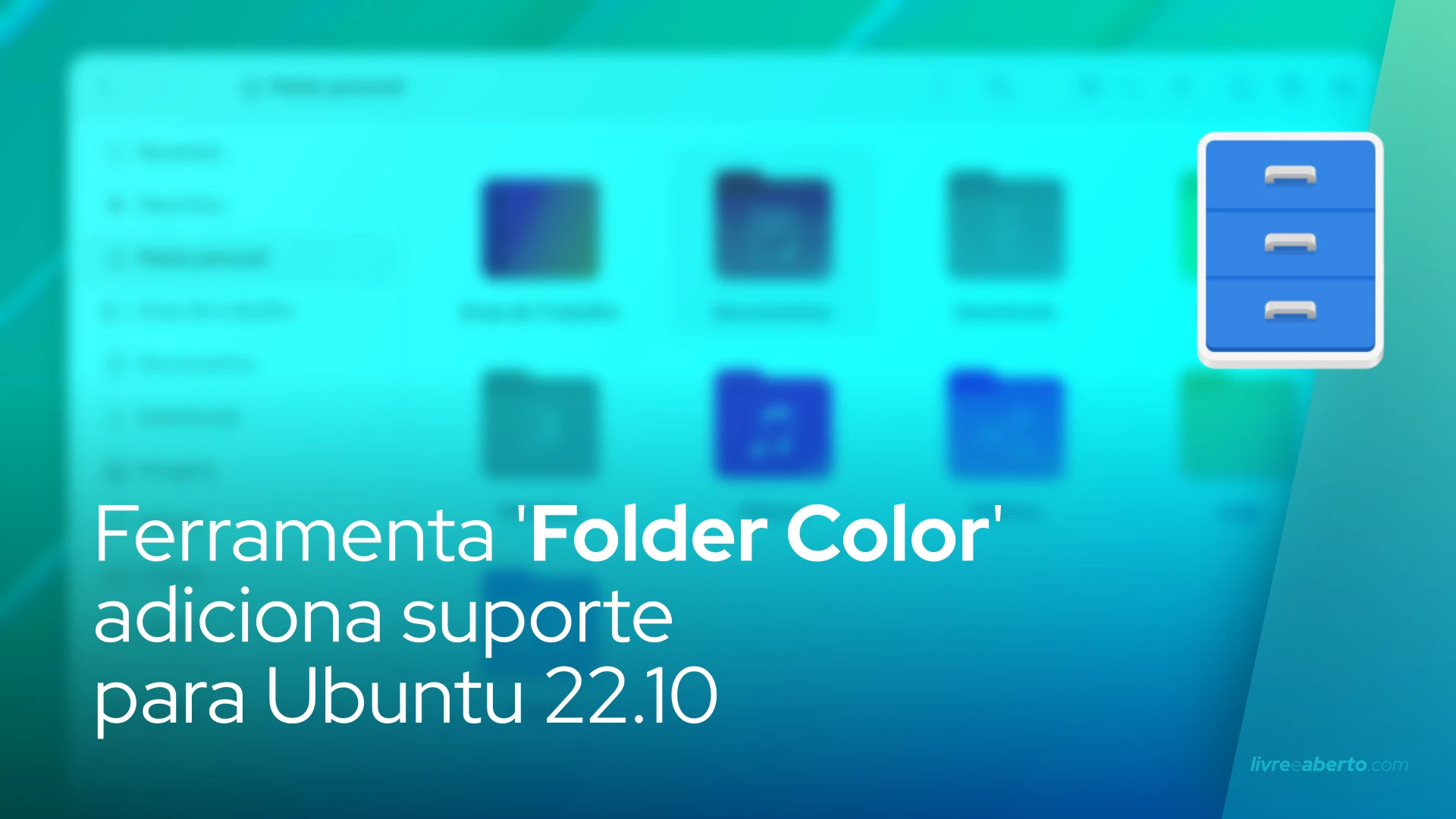 Ferramenta 'Folder Color' adiciona suporte para Ubuntu 22.10