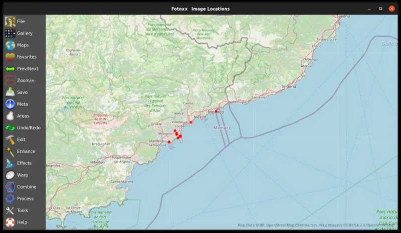 Fotocx Geotag Map View