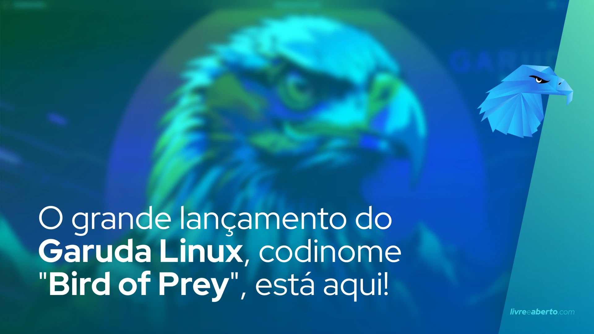 O grande lançamento do Garuda Linux, codinome 
