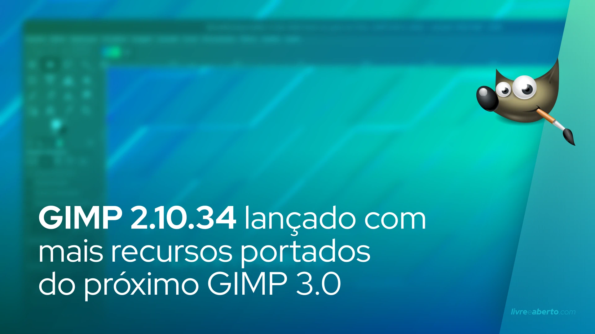 GIMP 2.10.34 lançado com mais recursos portados do próximo GIMP 3.0