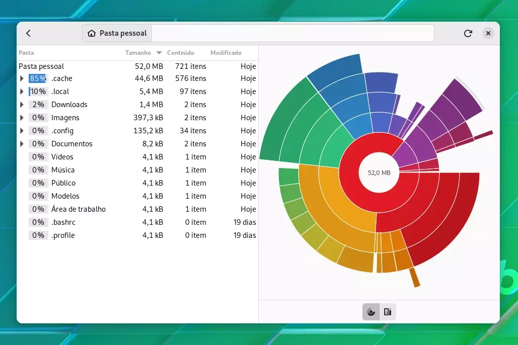 GNOME Disk Usage Analyzer