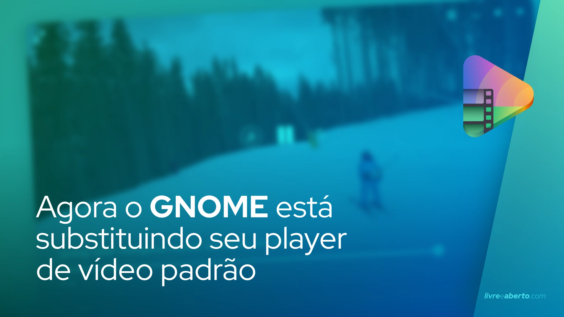 Agora o GNOME está substituindo seu player de vídeo padrão