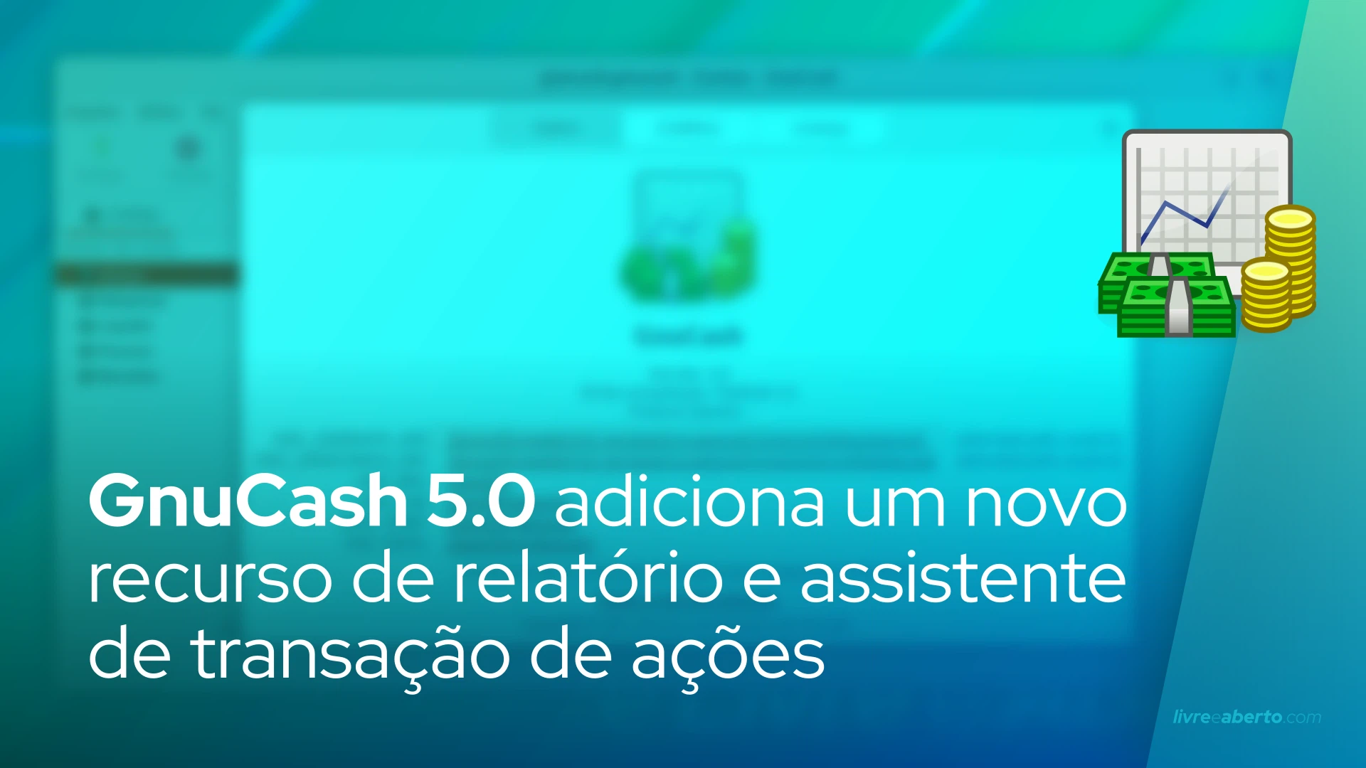 GnuCash 5.0 adiciona um novo recurso de relatório e assistente de transação de ações