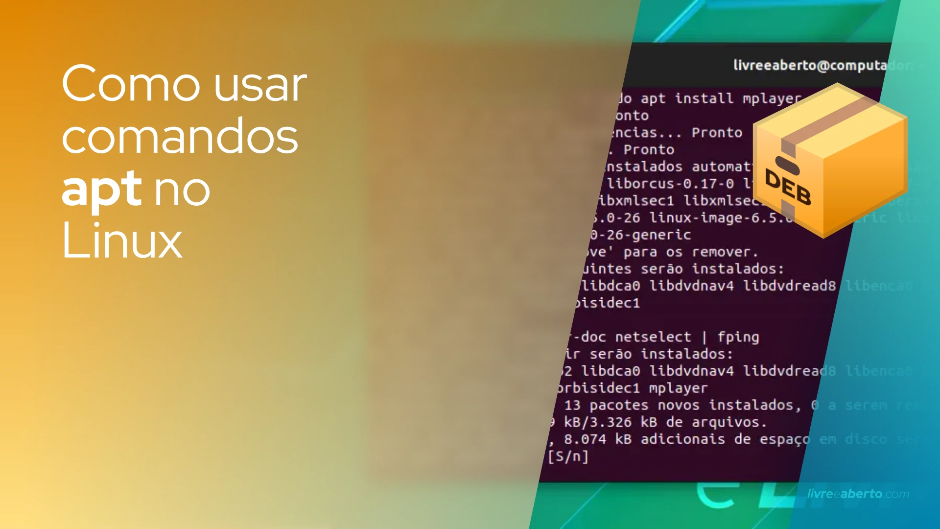 Como usar comandos apt no Linux