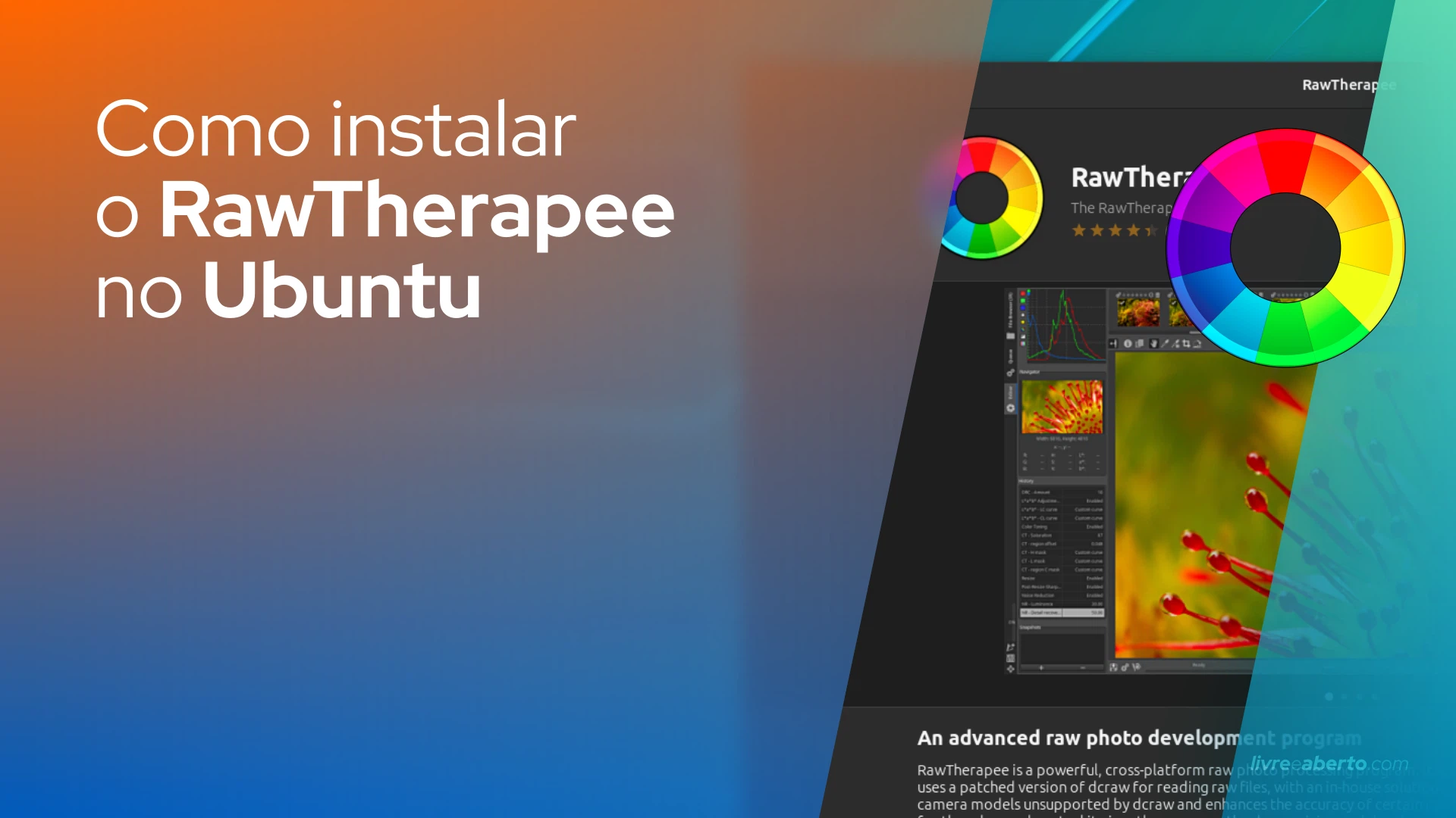 Como Instalar O RawTherapee No Ubuntu Linux