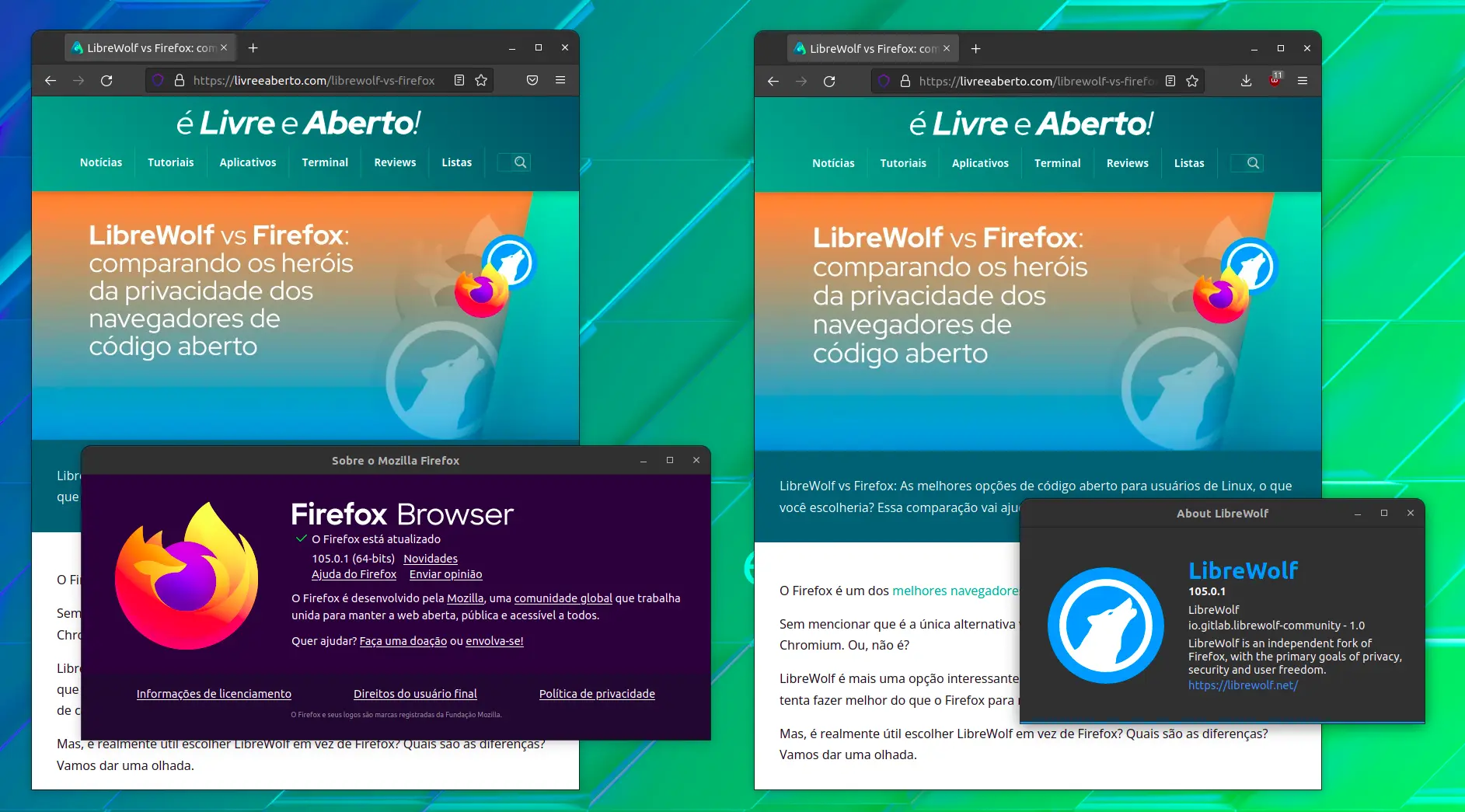 LibreWolf vs Firefox