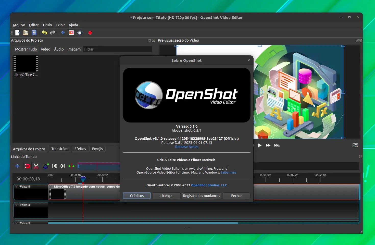 Rilasciato OpenShot 3.1