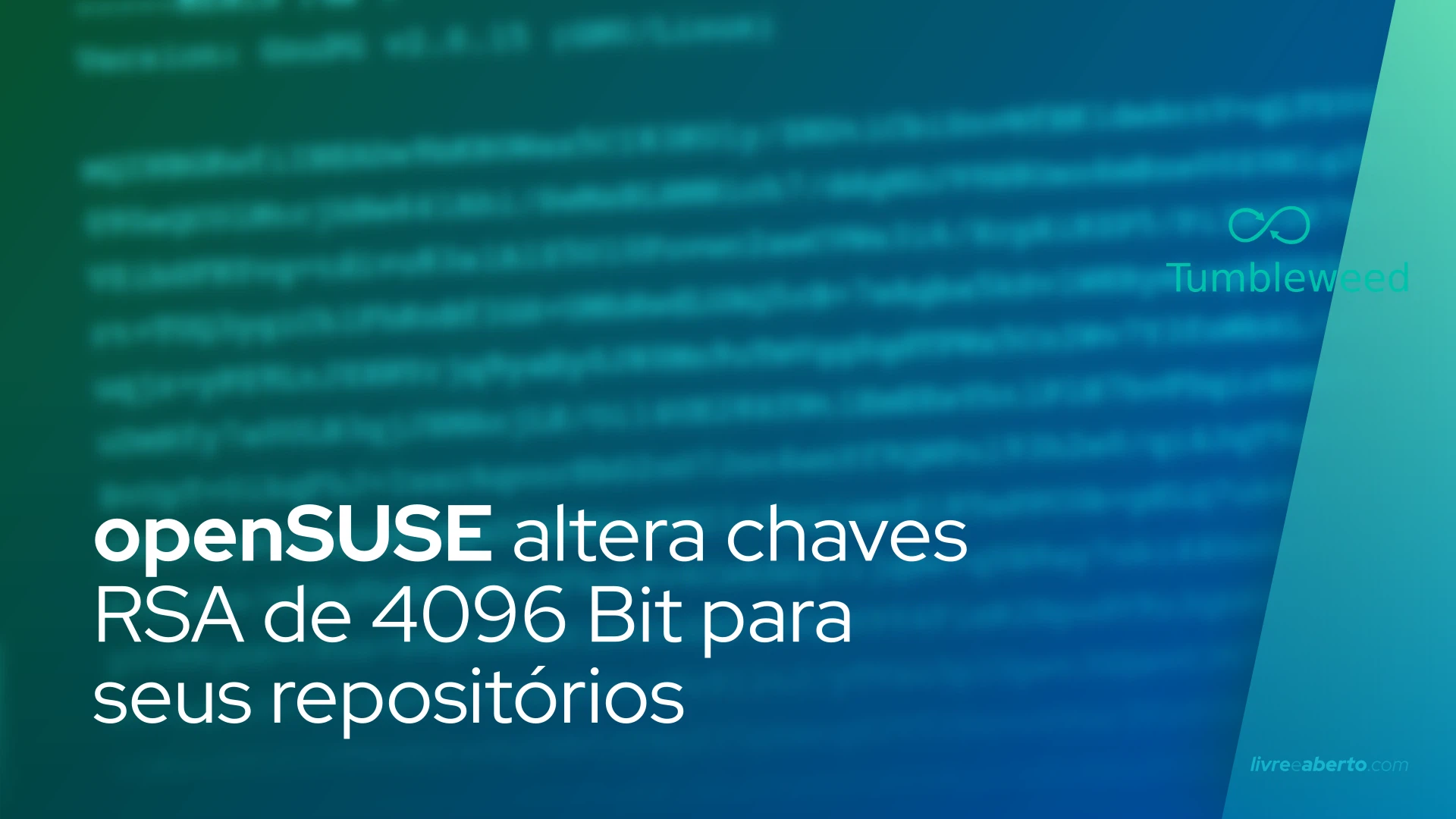 openSUSE altera chaves RSA de 4096 Bit para seus repositórios