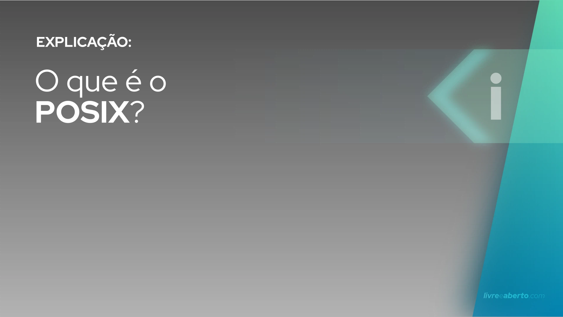 O que é POSIX? Por que isso importa para usuários do Linux/UNIX?