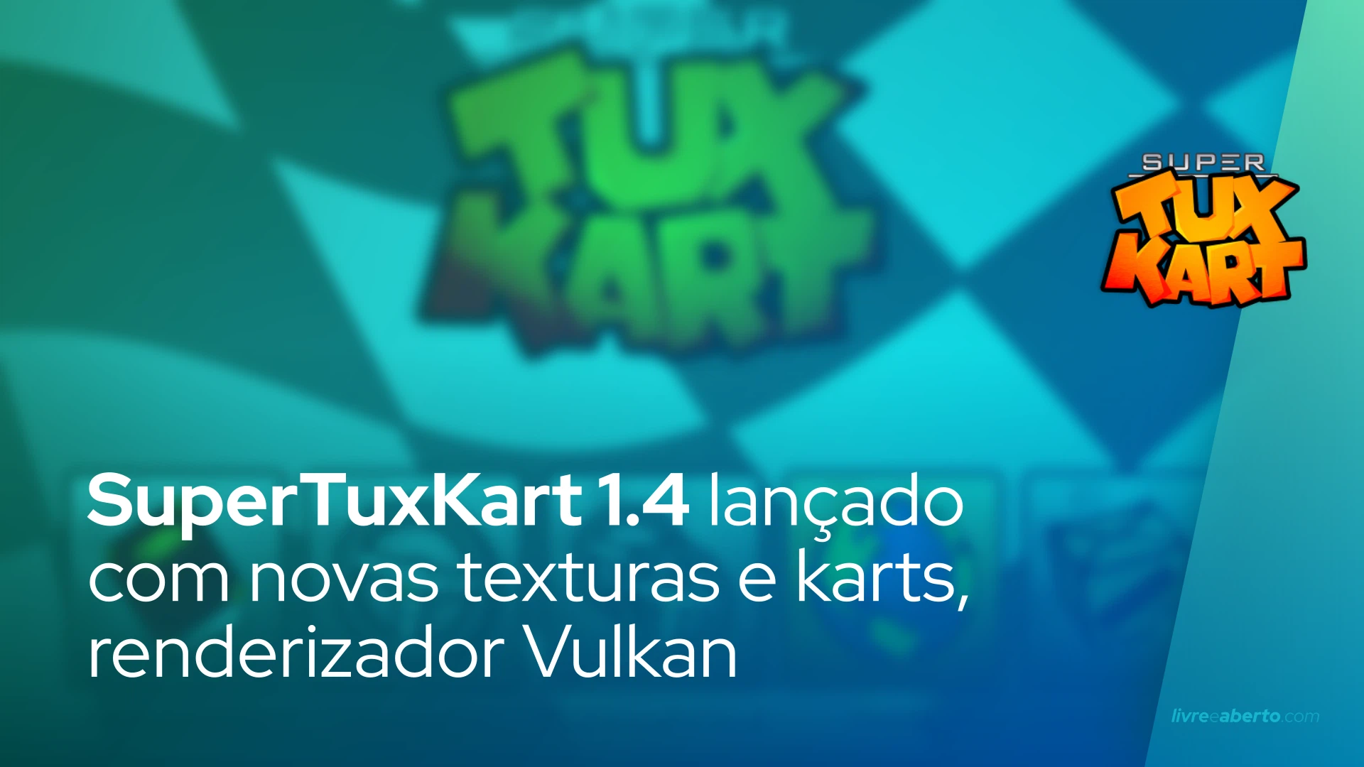 SuperTuxKart 1.4 lançado com novas texturas e karts, renderizador Vulkan