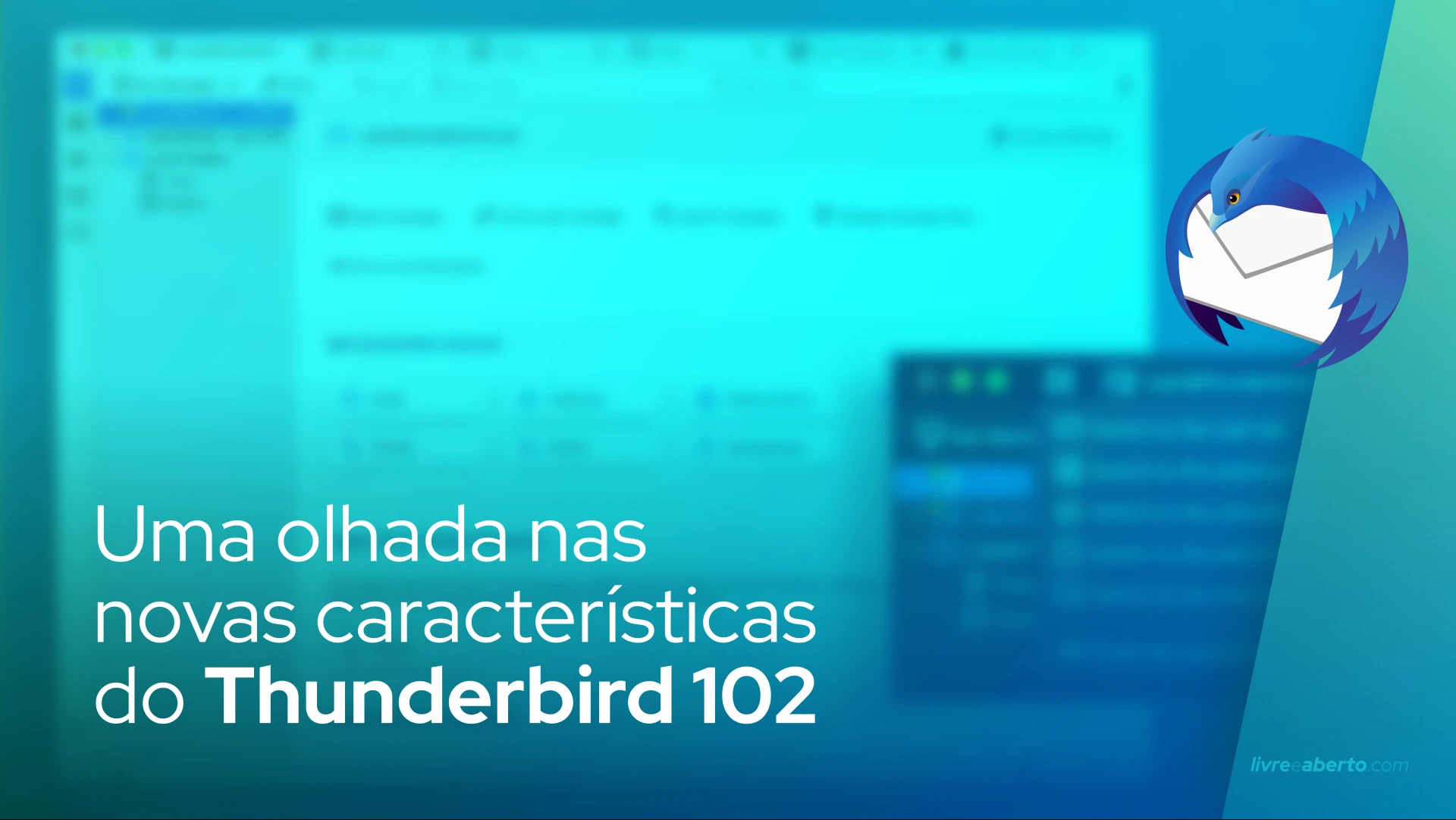 Uma olhada nas novas características do Thunderbird 102